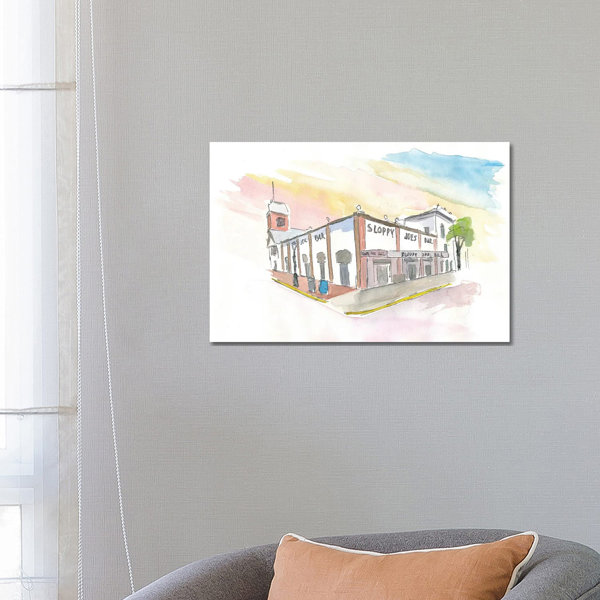 ClassicLiving Key West Florida Bar Duval Street Scene by Wrapped Canvas Wayfair.co.uk